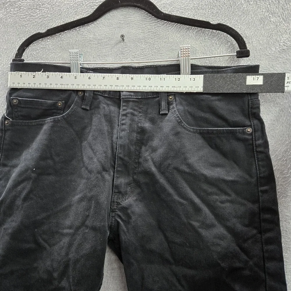 Levi's 513 Men Jeans 34X34‎ Black Denim Slim Straight  32